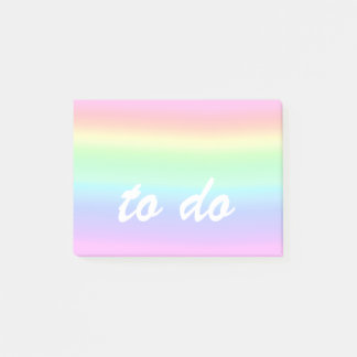 Post-it® Cute Pastel Rainbow À faire