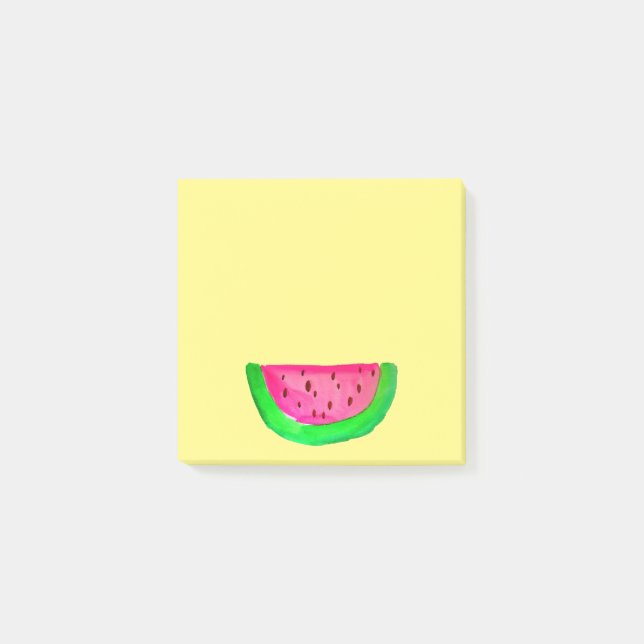 Post-it® Cute pastèque aquarelle pop art fruit (Devant)