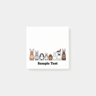 Post-it® cute rabbits post it