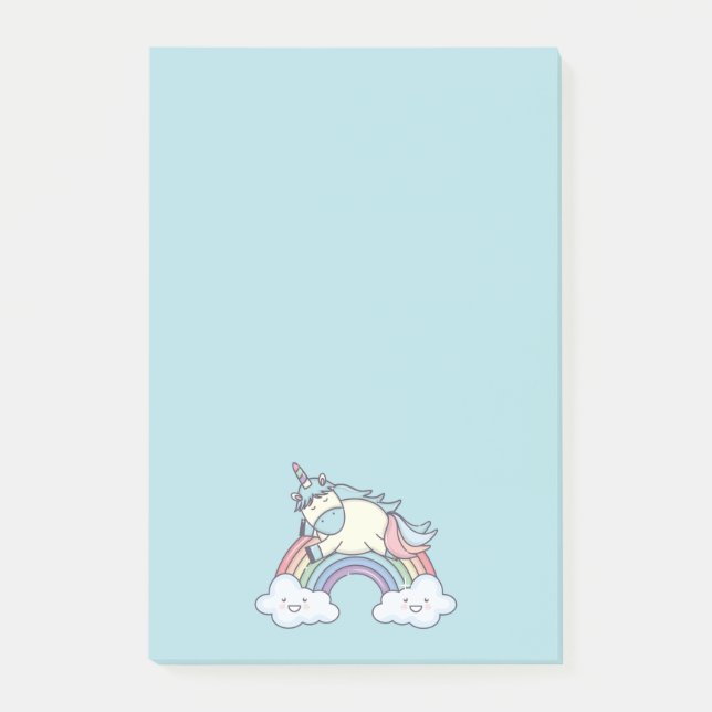 Post-it® Cute Rainbow et Unicorn (Devant)