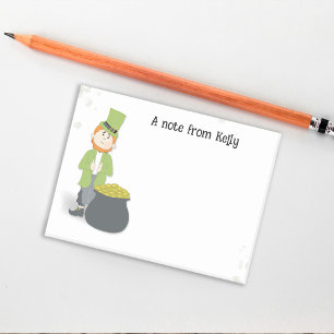 Post-it® Cute Simple Leprechaun St. Patrick's Day Green
