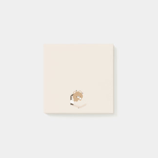 Post-it® Cute Tired Brown Bear
