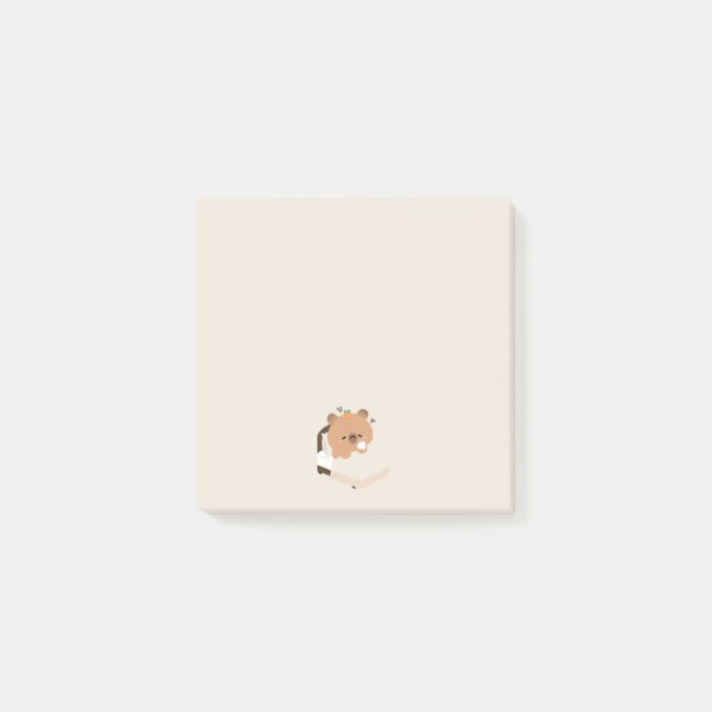 Post-it® Cute Tired Capybara (Devant)