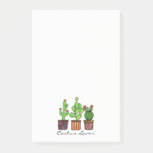 Post-it® Cute Watercolor Cactus