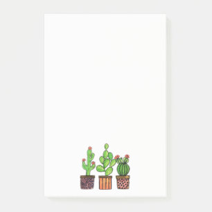 Post-it® Cute Watercolor Cactus