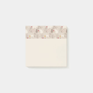 Post-it® Cute Woodland Animaux Motifs nordiques