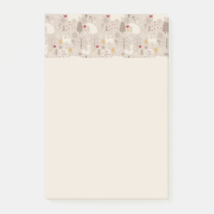 Post-it® Cute Woodland Animaux Motifs nordiques