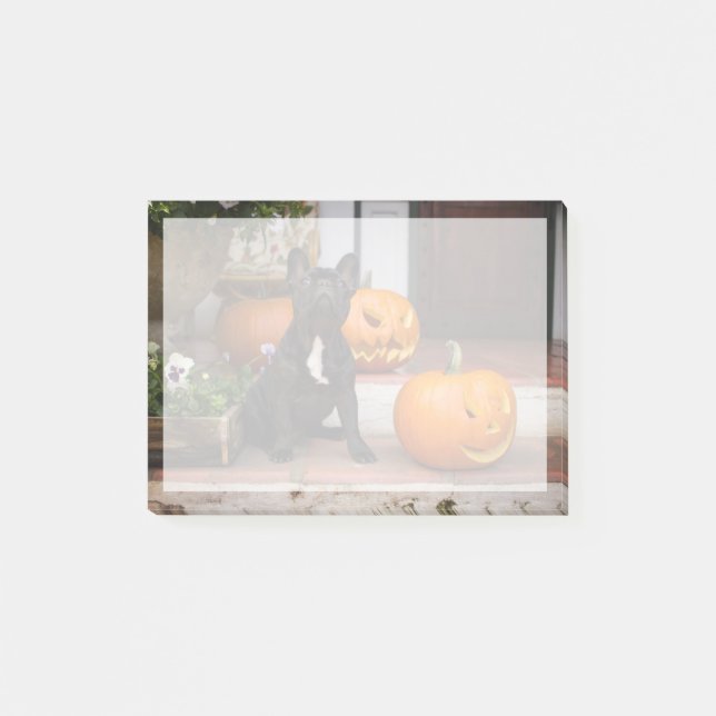 Post-it® Cutest Baby Animals | French Bulldog Halloween (Devant)
