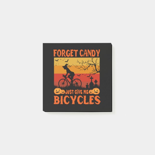 Post-it® Cycling Witch Brooms Are For Beginners Bicycle (Devant)
