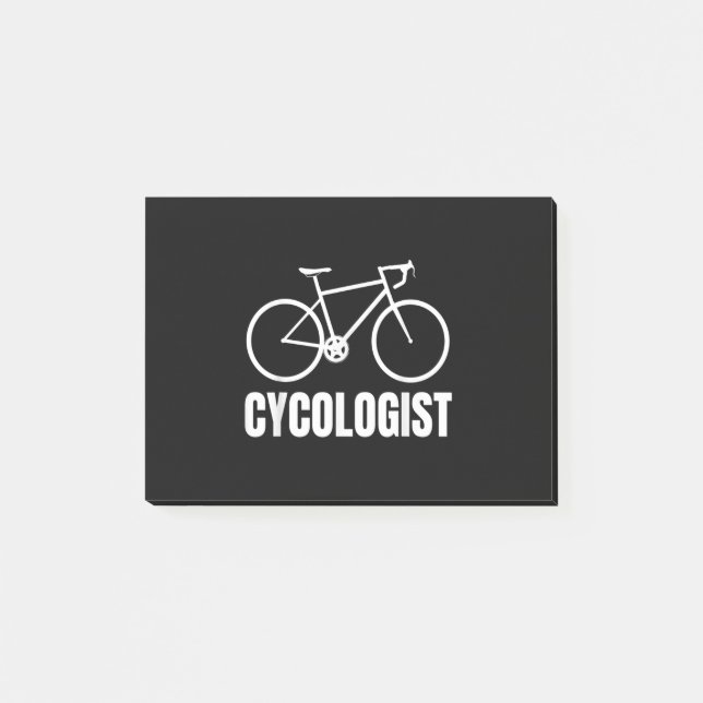 Post-it® Cycologiste Funny Vélo cadeau (Devant)