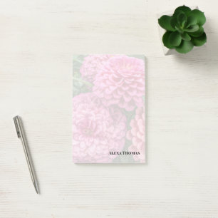 Post-it® Dahlias roses modernes