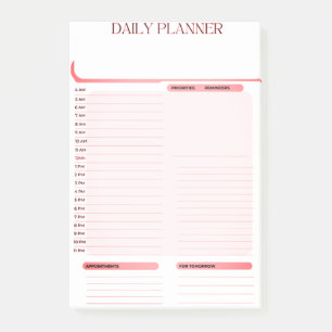Post-it® Daily Planner Post it note Pad