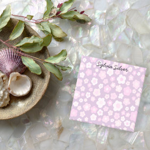 Post-it® Daisées Motif CUSTOM Chic Monogramme Personnalisé