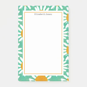 Post-it® Daisies d'art populaire Floral