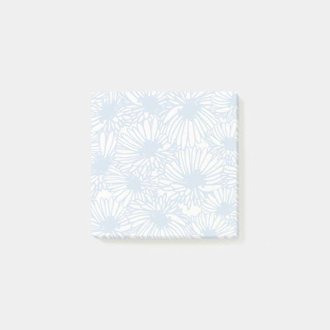 Post-it® Daisy Blooms - Bleu Poudre (Devant)