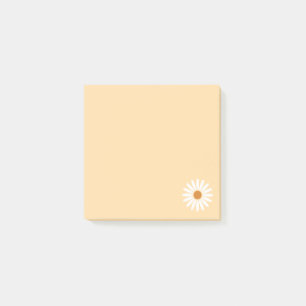 Post-it® Daisy Post It Notes / Jaune