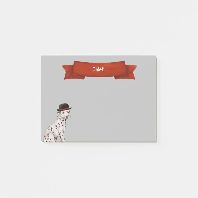 Post-it® Dalmatien avec peinture Casquette (Devant)