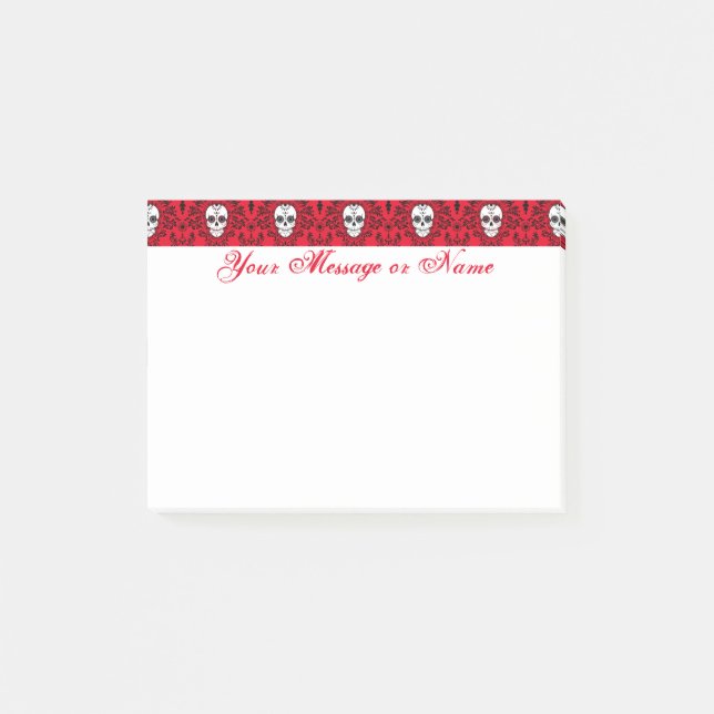 Post-it® Damassé morte - notes faites sur commande de (Devant)