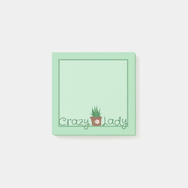 Post-it® Dame Plante folle (Devant)