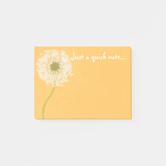 Post-it® Dandelions sur une journée ensoleillée Post-it-not (Devant)