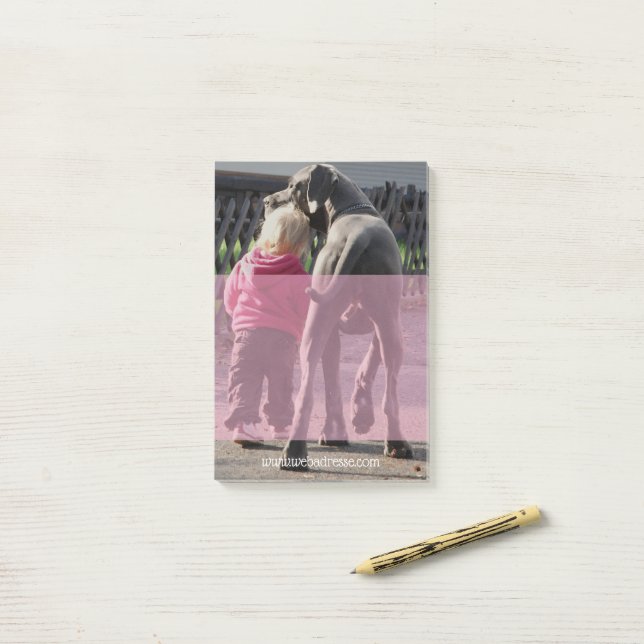 Post-it® Danois énorme (Sur un bureau)