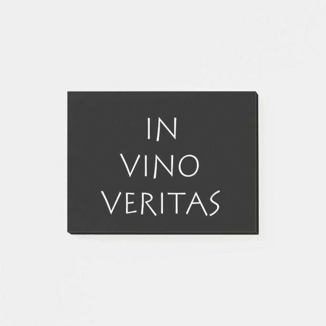 Post-it® Dans les veritas vino (Devant)