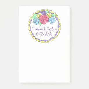 Post-it® Date Personnalisée Mariage Gâteau Favoriser Publie