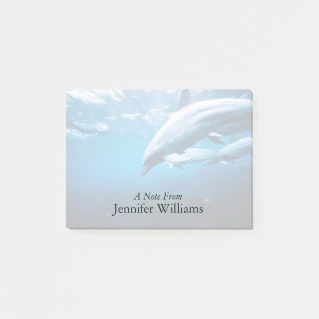 Post-it® Dauphins sous-marins (Devant)