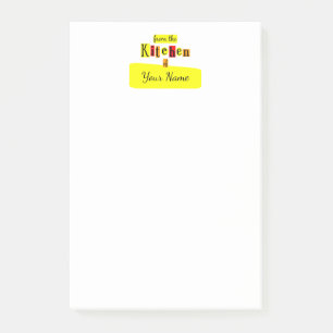 Post-it® De La Cuisine De Retro Custom Post il Notes