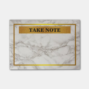 Post-it® De marbre personnalisés prennent la note avec la