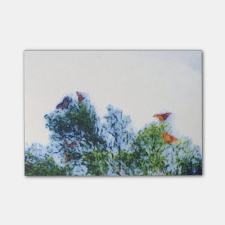 Post-it de papillons de monarque