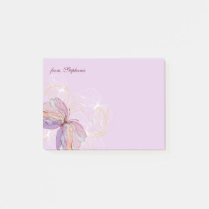 Post-it® DE VOTRE NOM   Papillon Abstrait