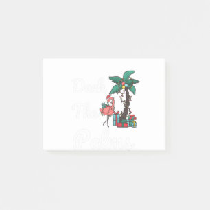 Post-it® Deck The Palms Tropical Christmas Flamants roses