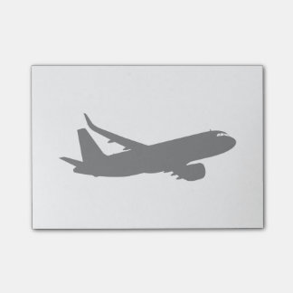 Post-it® Décor de vol de silhouette de revêtement de jet