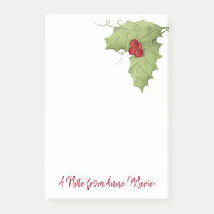 Post-it® Décoration Rustique de Noël Personnalisée et Veget