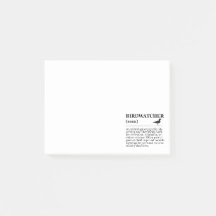 Post-it® Définition de l'ornithologue Observation Identific