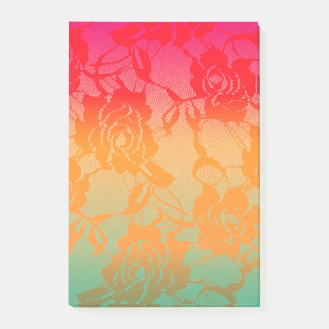 Post-it® Dégradé couleur Cool funky été (Devant)