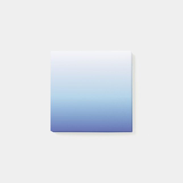 Post-it® Dégradé Ombre Bleu (Devant)