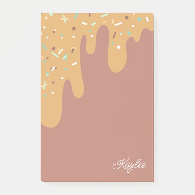 Post-it® Délicat Gel Sautines de Froincement de Caramel Vot (Devant)