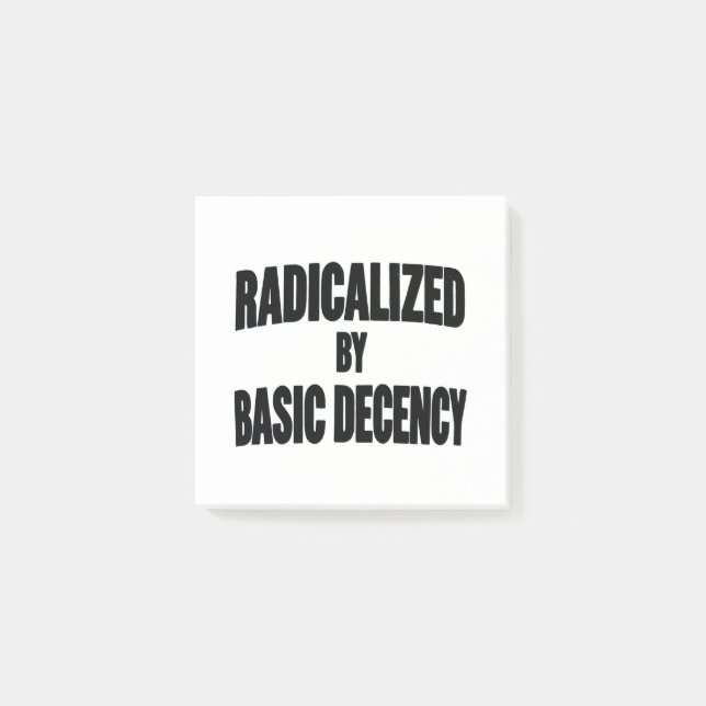Post-it® Démocratie Sociale Radicalisée Par Une Décence Fon (Devant)