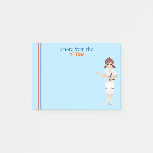 Post-it® Des notes de post-it d'infirmière (Devant)