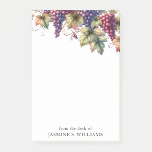 Post-it® Des raisins sur la vigne du bureau de