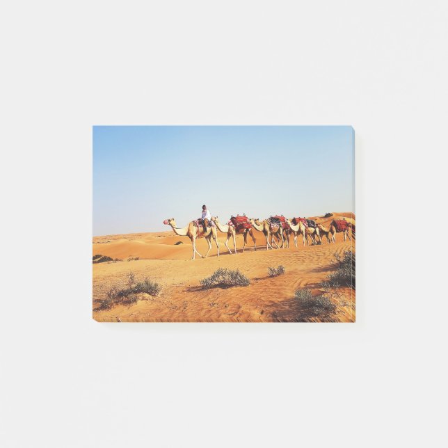 Post-it® Désert de Dubaï et chameaux (Devant)