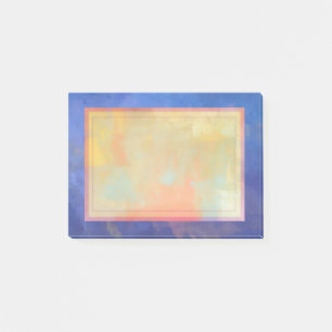 Post-it® Design Abstrait bleu