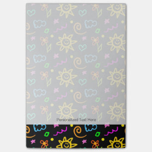 Post-it® Design coloré de l'arrière - plan pour les enfants