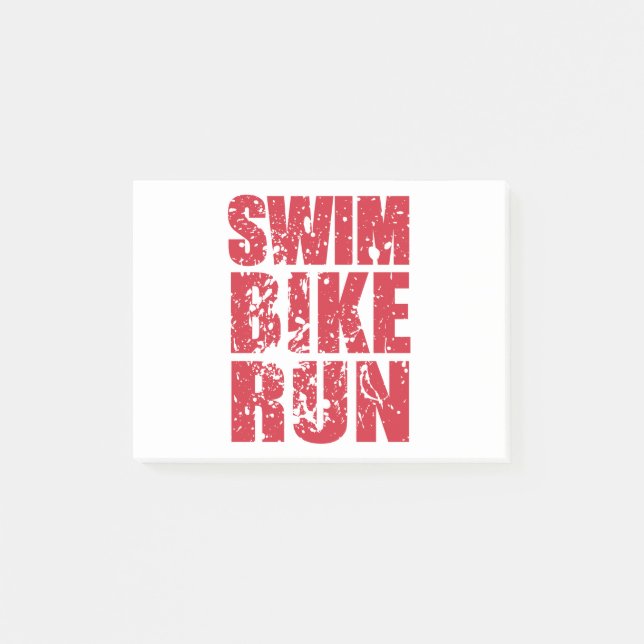 Post-it® Design cool de triathlon (Devant)