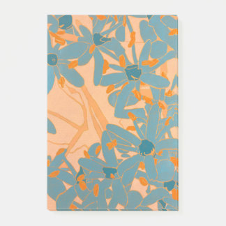 Post-it® Design de feuille contemporain pêche