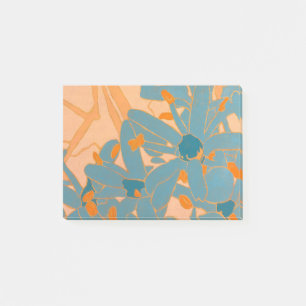 Post-it® Design de feuille contemporain pêche