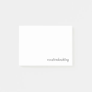 Post-it® Design de hashtag personnalisé minimal moderne