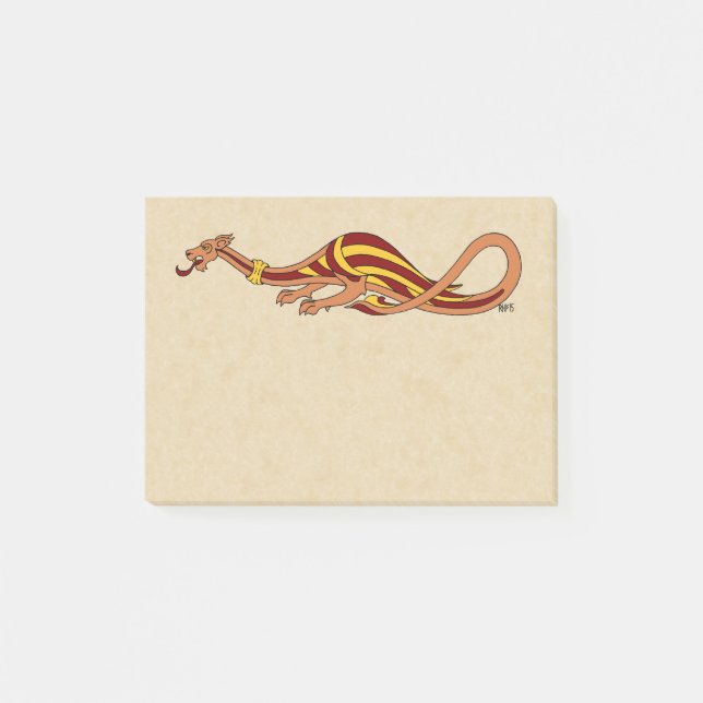 Post-it® Design Dragon Médiéval 2015 (Devant)